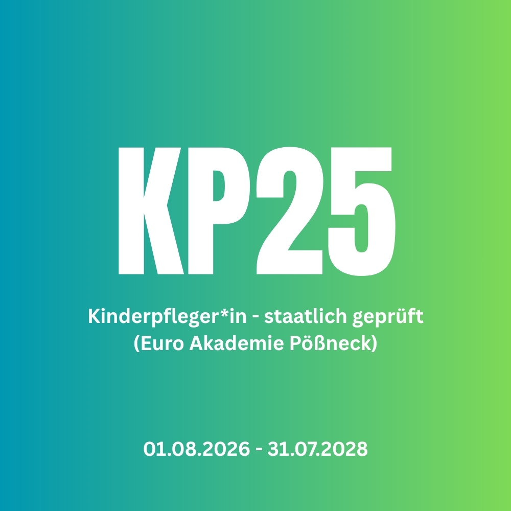 KP25 – Profilbild der Klasse Kinderpfleger*in